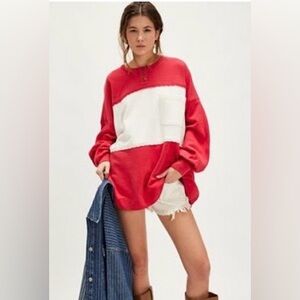 Free People Scarlet Knit Top